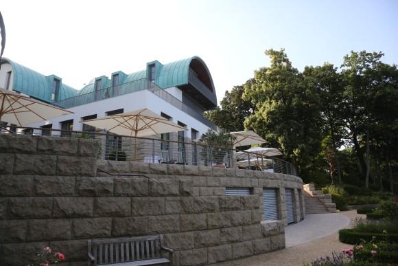 Die Terrasse des Würth Haus Berlin.